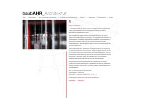 Index baubAHR Architektur