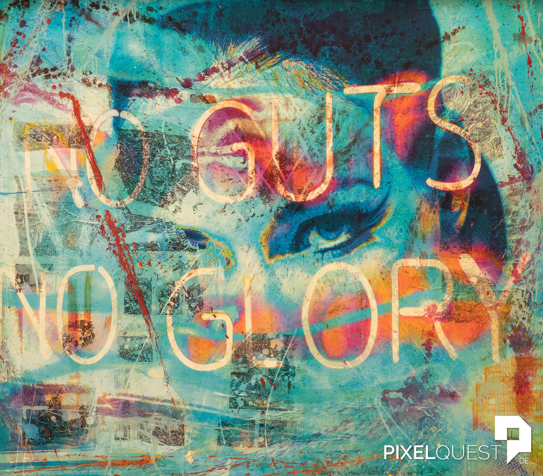Christian Nienhaus Webshop 030 NO GUTS NO GLORY Kunstdruck Film